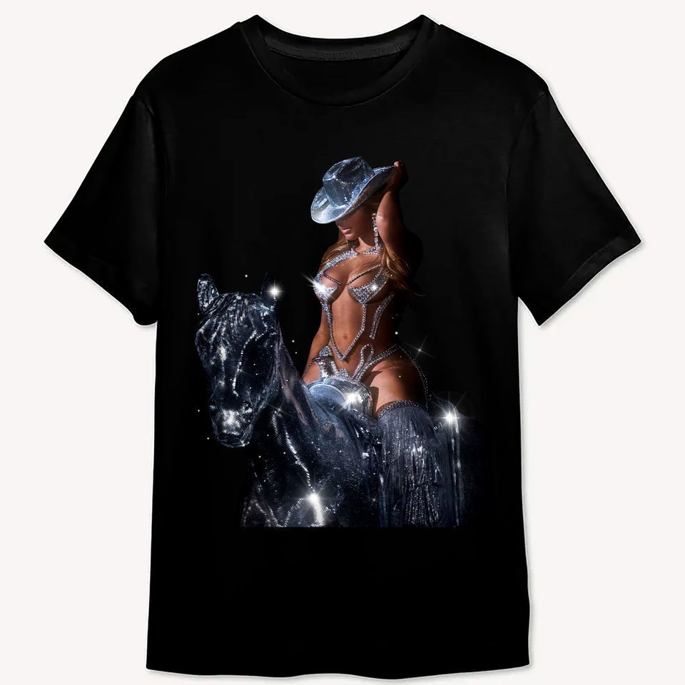Beyonce Tour 2023 Tee Beyonce Unisex Black Tshirt